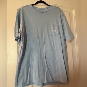 Vineyard Vines Sky Blue Cotton Tee